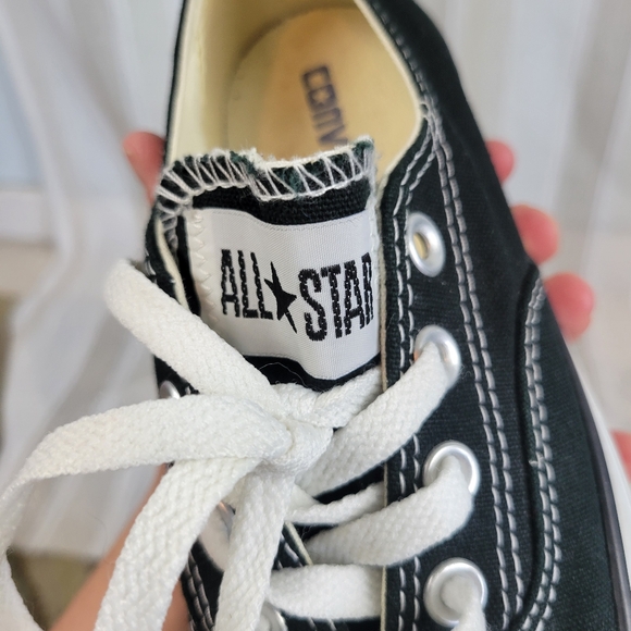 Converse Chuck Taylor Clean CVO Sneakers Tennis‎ Shoes Black White Size 7 - Picture 6 of 9